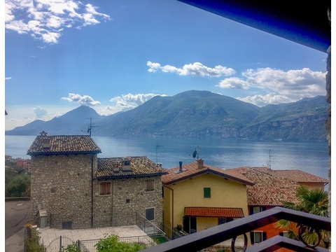 Blick vom Balkon