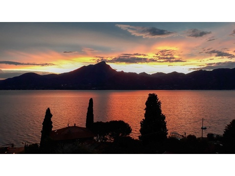 Blick vom Balkon
