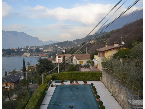 Blick vom Balkon