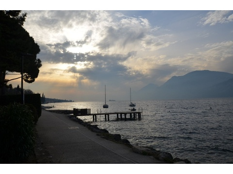 Sonneuntergang am Gardasee