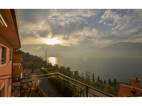 Blick vom Balkon