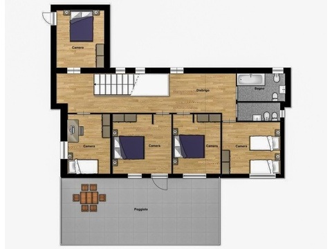 Grundriss 2. Stock