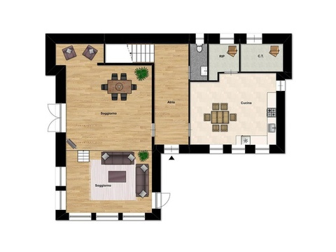 Grundriss 1. Stock