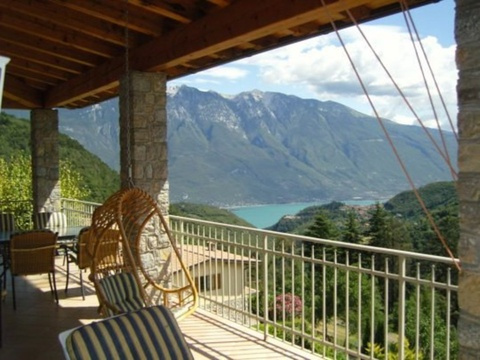Blick vom Balkon