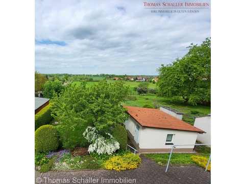 Gartenblick vom 1. Stock im Haus