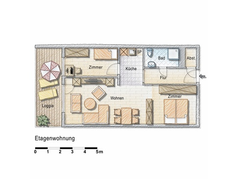 Etagenwohnung