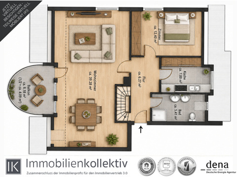 Grundriss Obergeschoss