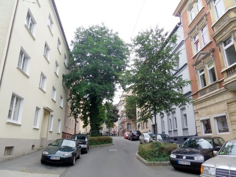 Fassaden der Strasse