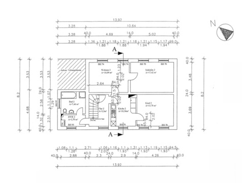 Grundriss OG - Wohnung 2