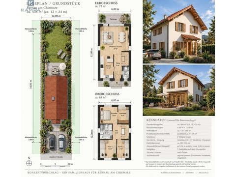 Einfamilienhaus kaufen in Bernau am Chiemsee, 408 m² Grundstück, 144 m² Wohnfläche, 4 Zimmer