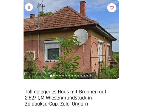 Bauernhaus kaufen in Zalabaksa, 2.627 m² Grundstück, 130 m² Wohnfläche, 5 Zimmer