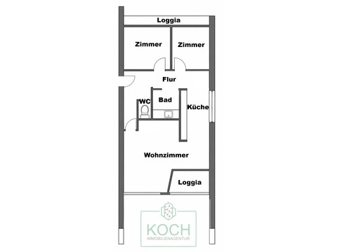 Etagenwohnung kaufen in Bremerhaven, 78,84 m² Wohnfläche, 3 Zimmer