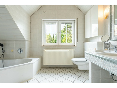 Klassisch elegantes Tageslichtbad