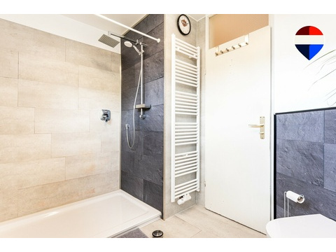 Modernes Tageslichtbad mit Dusche