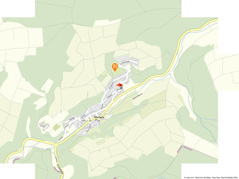 Lageplan von Daisbach