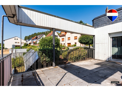 Terrasse der Erdgeschosswohnung