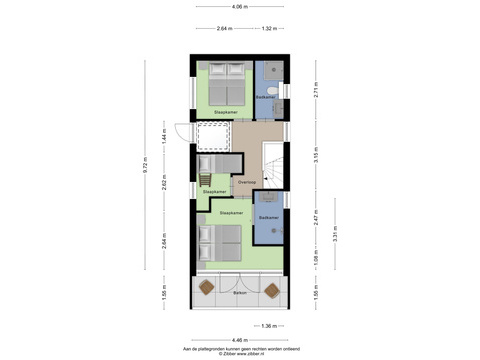 Sunset 6 Plattegrond verd.
