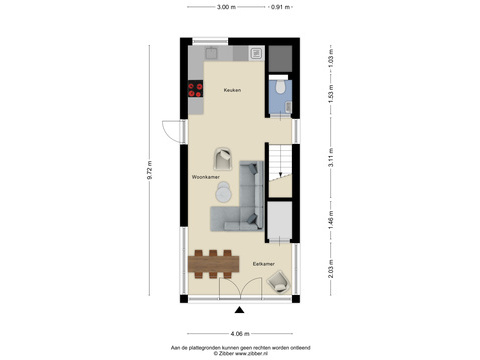 Sunset 6 plattegrond