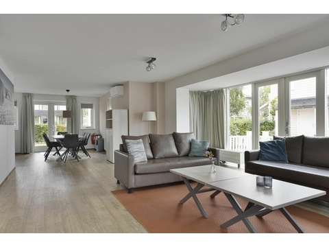 Luxus Wohnzimmer Villa Cape Helius Klimaanlage Yachthafen Blick Hellevoetsluis06