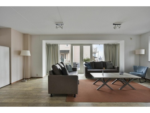 Luxus Wohnzimmer Villa Cape Helius Klimaanlage Yachthafen Blick Hellevoetsluis04