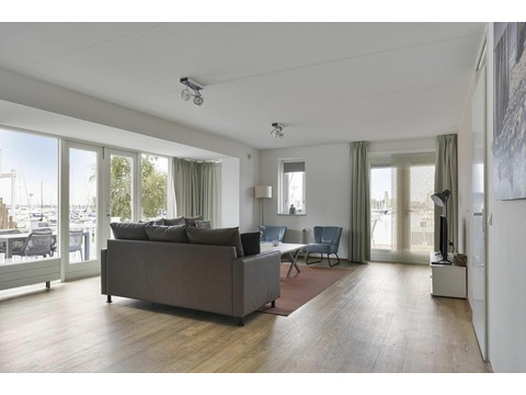 Luxus Wohnzimmer Villa Cape Helius Klimaanlage Yachthafen Blick Hellevoetsluis05