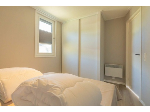 Hauptschlafzimmer Chalet Schouwen Duin Mit Komfortablem Doppelbett002