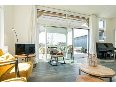Luxe Woonkamer Duinvilla Schouwen Duin Extra Hoog Plafond Airco001