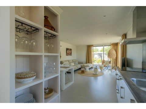 Offene Küche Ibiza-Stil Chalet Schouwen Duin Vollständig Ausgestattet003