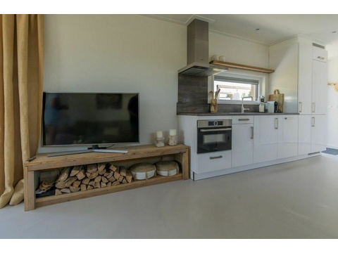 Offene Küche Ibiza-Stil Chalet Schouwen Duin Vollständig Ausgestattet004