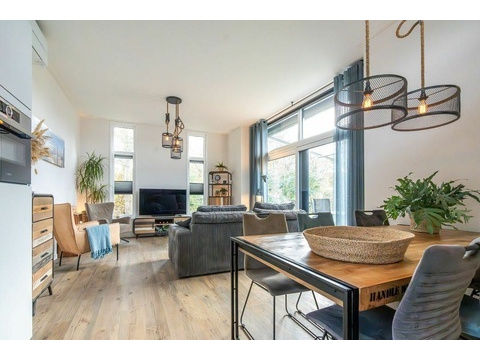 Luxus Wohnzimmer Premium Chalet Schouwen Duin Klimaanlage Fußbodenheizung003