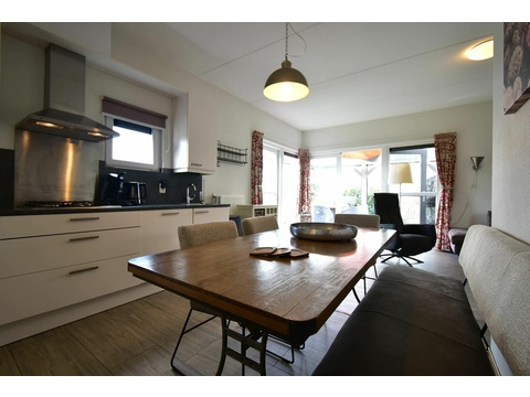 Haus Ouddorp Wohnzimmer Garten Zugang Wintergarten Offenes Dach Strand03