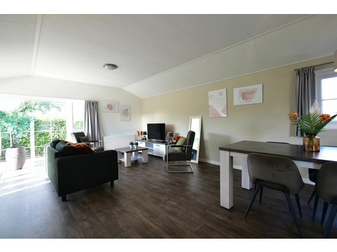 Ferienhaus EuroParcs De Rijp Wohnzimmer Offene Aufteilung007
