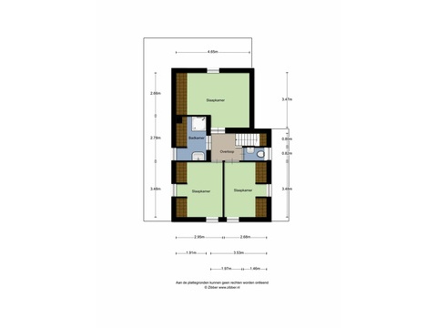 Plattegrond 137 verd Bruinisse