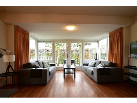 chalet-kaufen-summio-park-aquadelta-bruinisse-niederlande-wohnzimmer-erker-zwei-sofas-2025