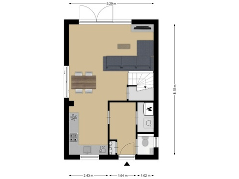 kaufen-freistehendes-ferienhaus-wolphaartsdijk-grundriss-erdgeschoss-aufteilung-recreatieadviseurs...