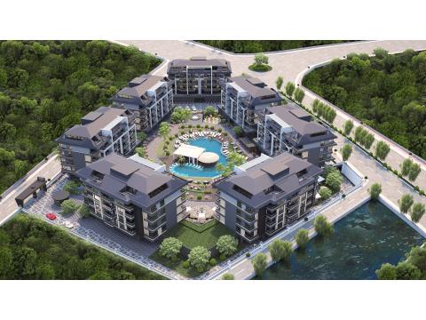 Etagenwohnung kaufen in Alanya, mit Stellplatz, 53 m² Wohnfläche, 2 Zimmer