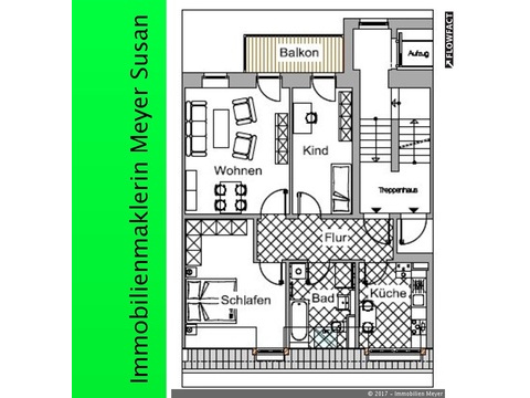 Dachgeschosswohnung mieten in Chemnitz, 76,23 m² Wohnfläche, 3 Zimmer