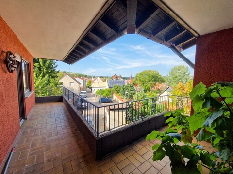 Balkon Blick