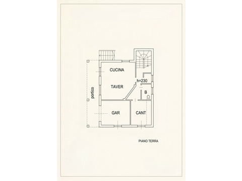 plan taverna e garage.
