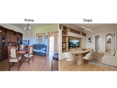 soggiorno_prima e dopo_nuovo mobilio