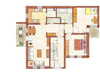 Etagenwohnung kaufen in Worms, 78 m² Wohnfläche, 2 Zimmer