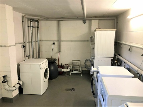 Waschraum im Keller