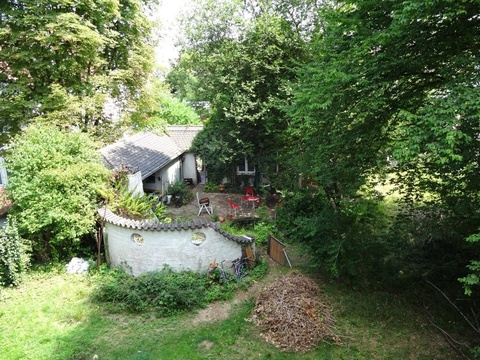 Garten Blick Nebengebäude
