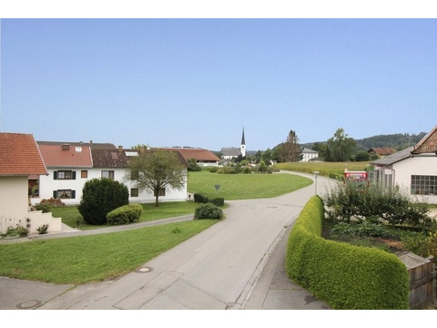 Blick vom Balkon