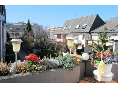 Ausblick vom Balkon