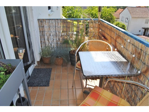 gemütlicher Balkon
