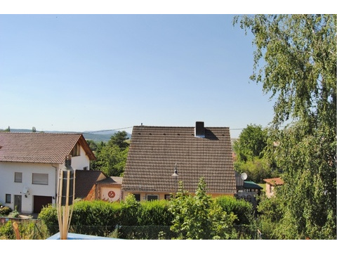 Blick vom Balkon