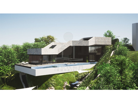 Baugrundstück mit 964 m² und genehmigter Villa