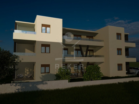 Etagenwohnung kaufen in Vodice, mit Stellplatz, 91,73 m² Wohnfläche, 4 Zimmer
