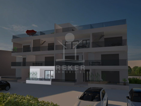 Erdgeschosswohnung kaufen in Vodice, mit Stellplatz, 90,49 m² Wohnfläche, 3 Zimmer